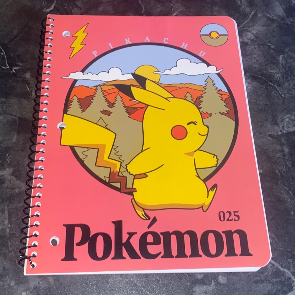 Pokémon Pikachu 025 1 Subject Notebook